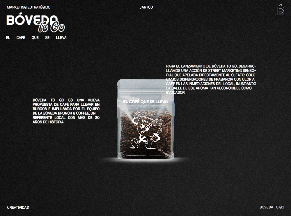 Portfolio de Jartos Bóveda To Go